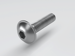 Hexagon socket button head screw with flange