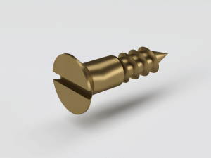 Brass wood screws