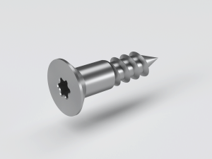 Hexobular 6 lobe countersunk head wood screw