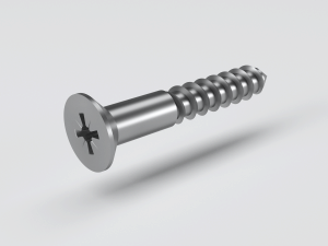 Pozi countersunk head wood screw - (Single & twin thread)