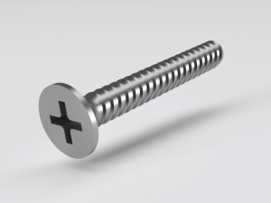 Phillips countersunk head machine screw