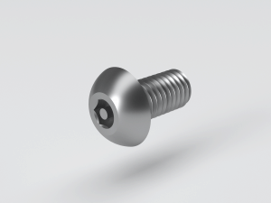 Hexagon socket button head screw with pin