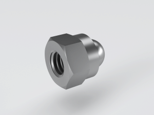 Hexagon domed nylon insert nut