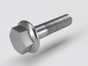 Hexagon head bolt with flange